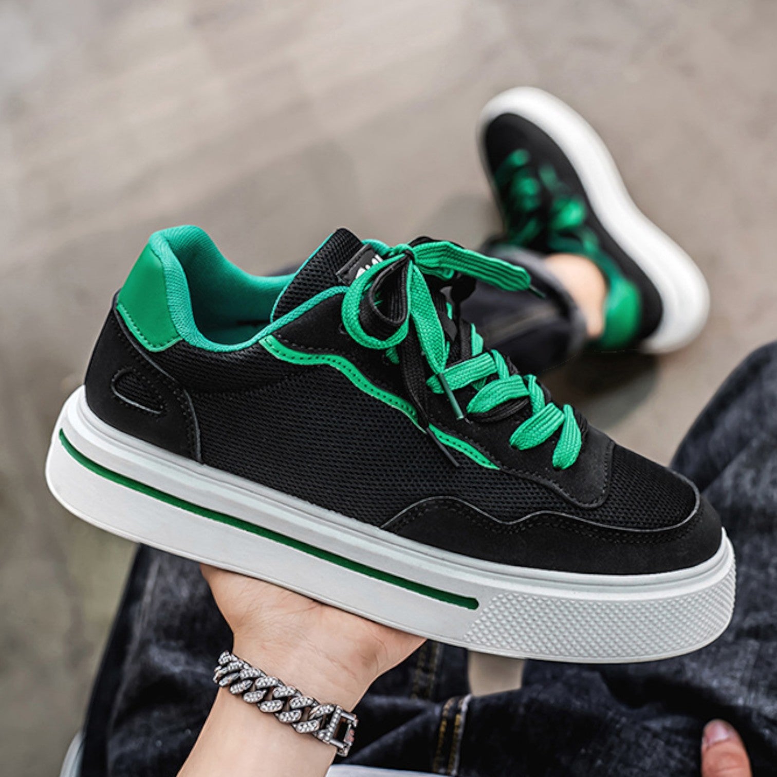 Кецове Emerald Wave Cord Green