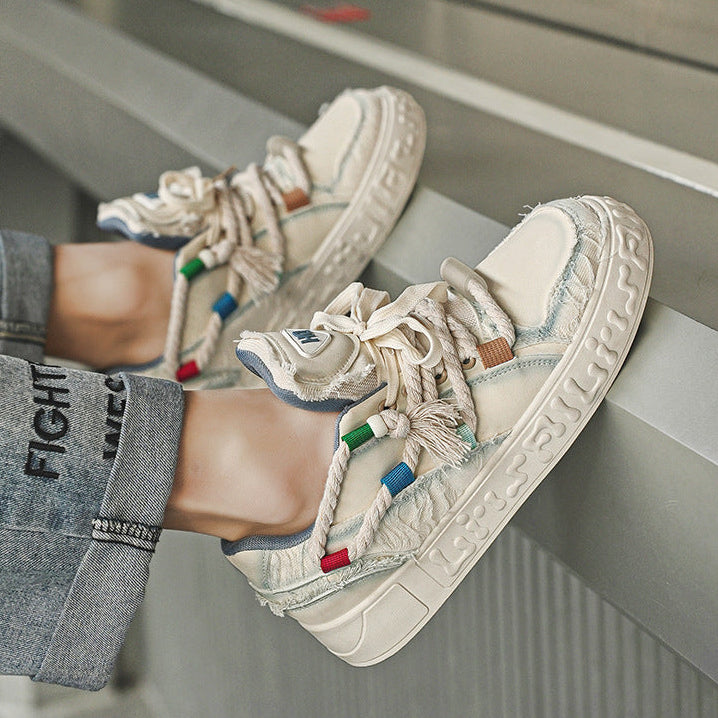 Kецове Alabaster Frayed Rope