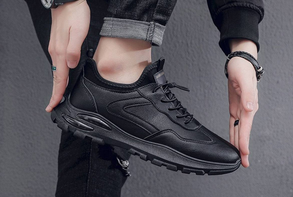 Virtus Wear Bolt Black Sneakers
