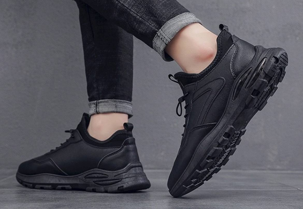 Virtus Wear Bolt Black Sneakers
