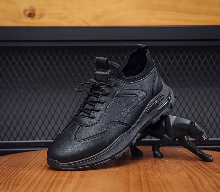 Virtus Wear Bolt Black Sneakers