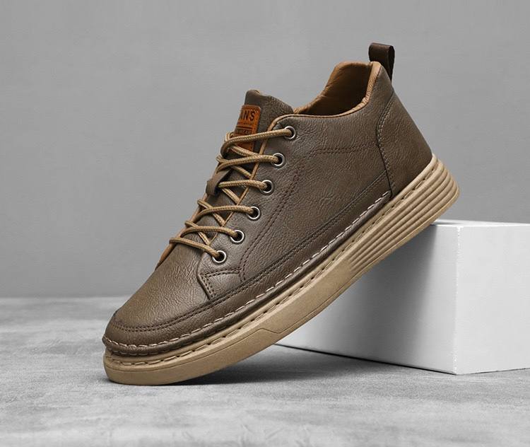 Men's Brown Casual Leather Shoes