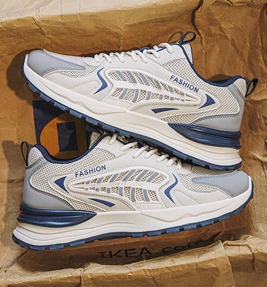 RENBEN Mens Shoes Blue