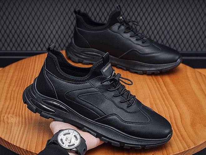 Virtus Wear Bolt Black Sneakers