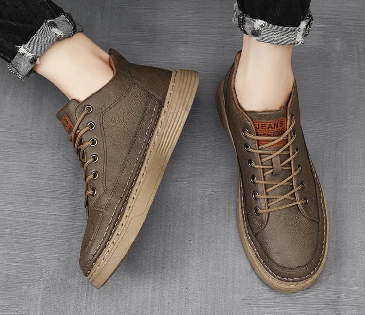 Men's Brown Casual Leather Shoes
