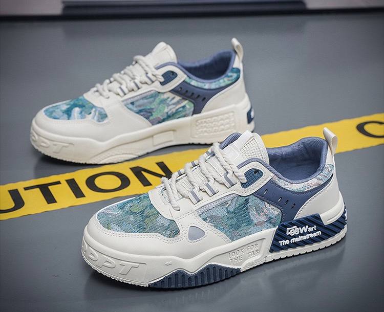 Men's Streetwear Chunky Sneakers Blue