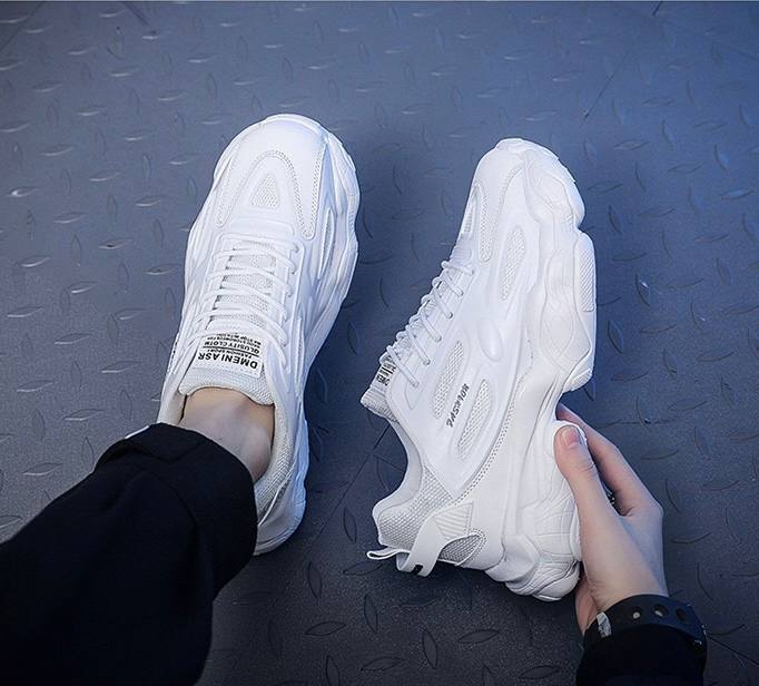 Flesh White Sneakers