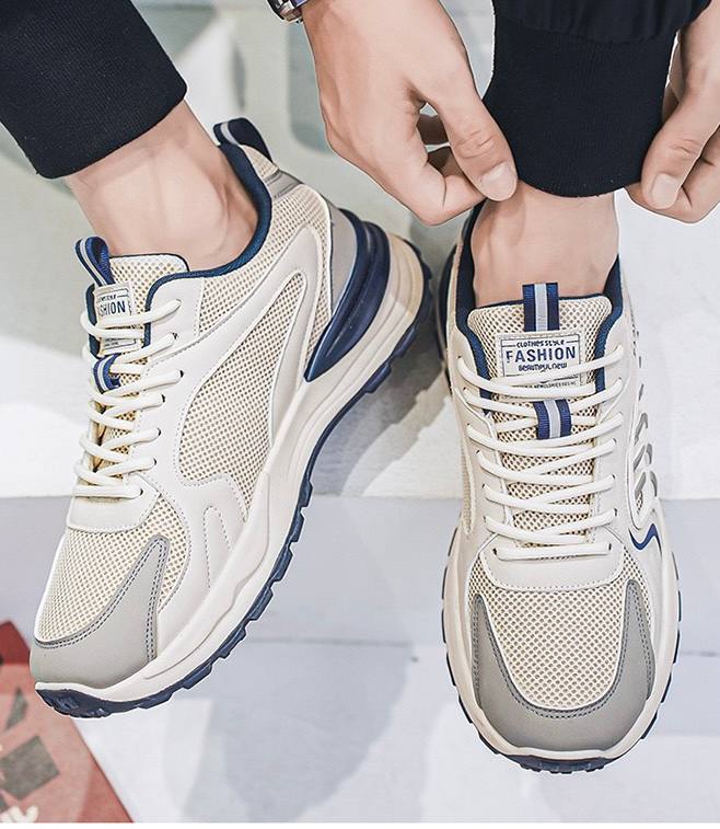 RENBEN Mens Shoes Blue
