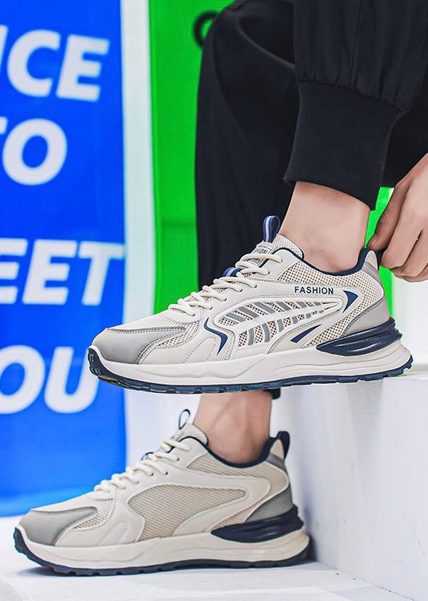 RENBEN Mens Shoes Blue