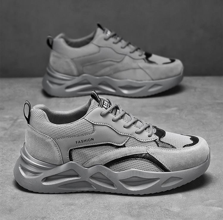 Mione Grey Mesh Sneakers