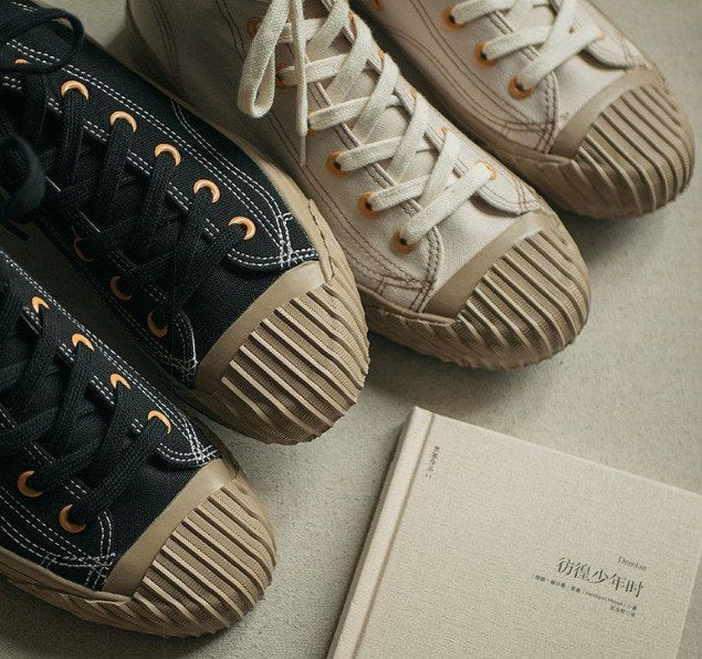 Japanese Okayama Canvas Shoes Black