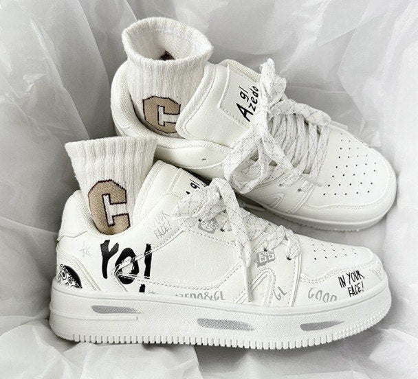 Unisex White Sneakers
