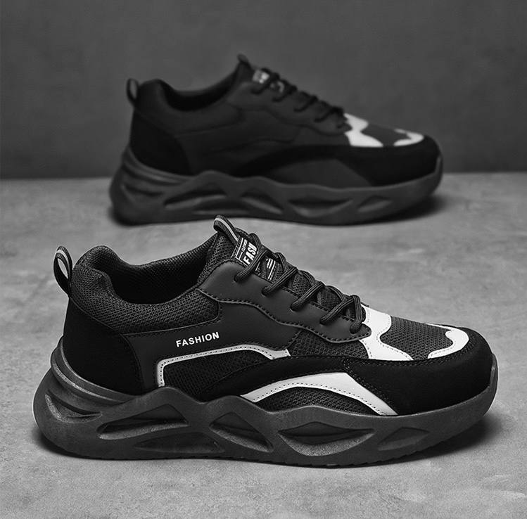 Black Mesh Sneakers