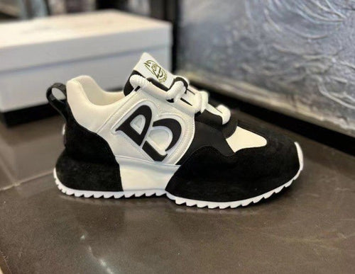 Black and White chunky sneakers