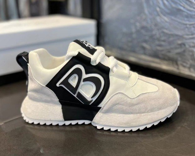White and Black chunky sneakers
