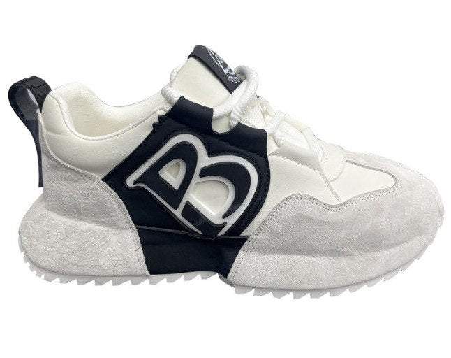 White and Black chunky sneakers
