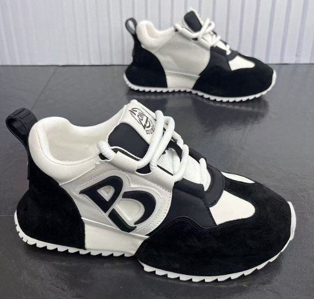 Black and White chunky sneakers