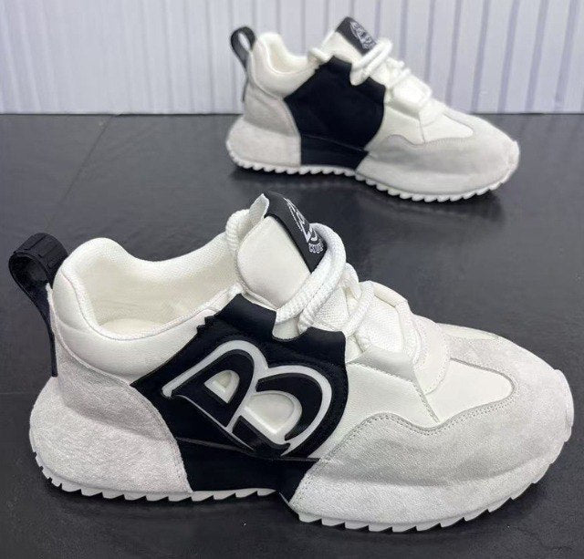 White and Black chunky sneakers