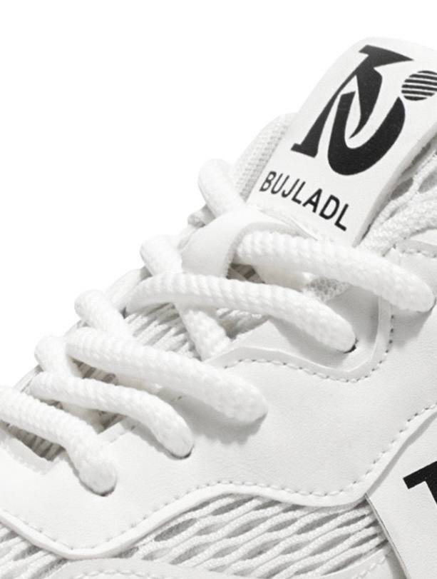 White Retro Chunky Sneakers