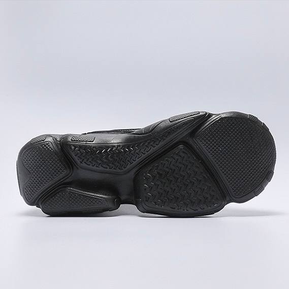 Black Chunky Men's Sneakers