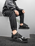 Black Mesh Sneakers