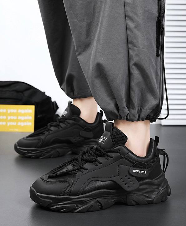Mens Black Trainers
