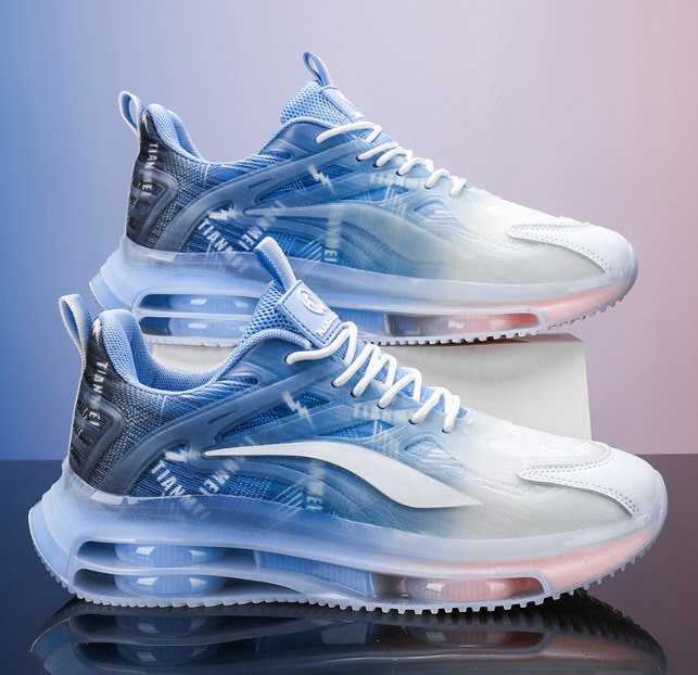 Unisex Gradient Blue Running Shoes