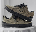 SUEDE Solid Panel Vintage Chunky Sneakers