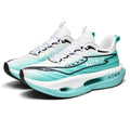 Unisex White and Turquoise Running Shoes