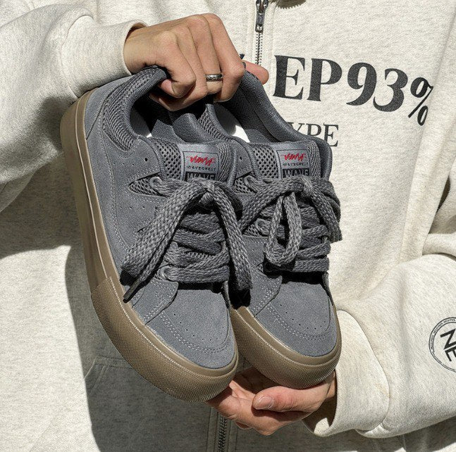 Unisex Upland Suede Bungee Cord/Dark Grey