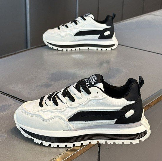 WTXV black and white chunky sneakers