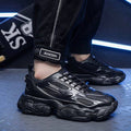 Black Chunky Men's Sneakers