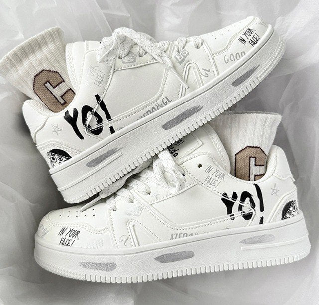 Unisex White Sneakers