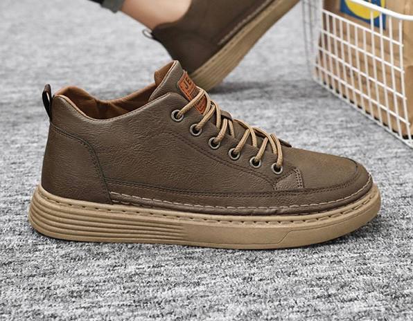 Men's Brown Casual Leather Shoes